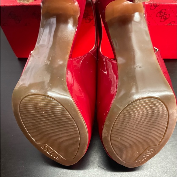 Guess *New* Red Heels 5inch. Mixed size box: RF 7.5 LF 8 - Picture 5 of 7